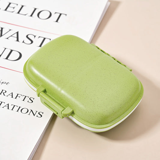 Wheat Straw Moisture Proof Pill Box image 1