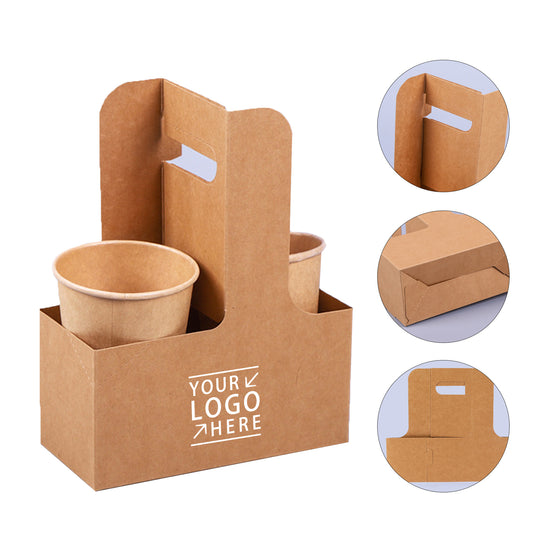 2 Cup Drink Carrier With Handles image 0