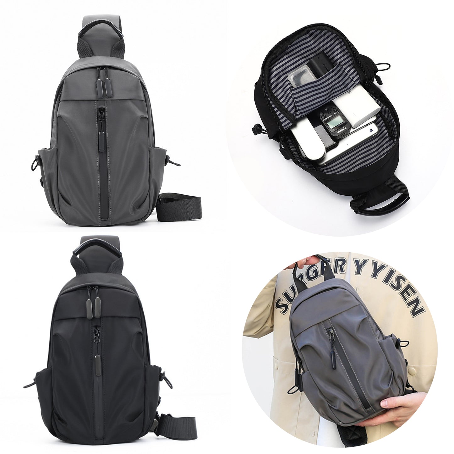 USB Crossbody Sling Bag MOQ 50PCS image 0