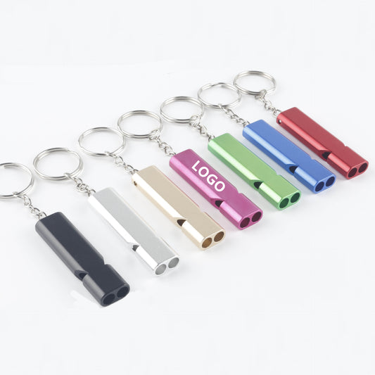 Emergency Survival Double Tube Whistle image 0