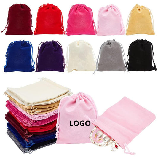 Velvet Cloth Drawstring Bag image 0