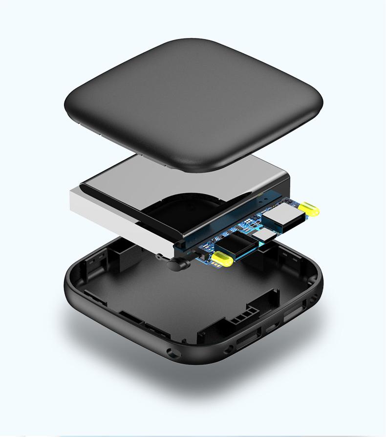 Zaptronic Zaptronic Portable Charger, 20,000mAh Power Bank with Cable, Fast Charging Battery Pack