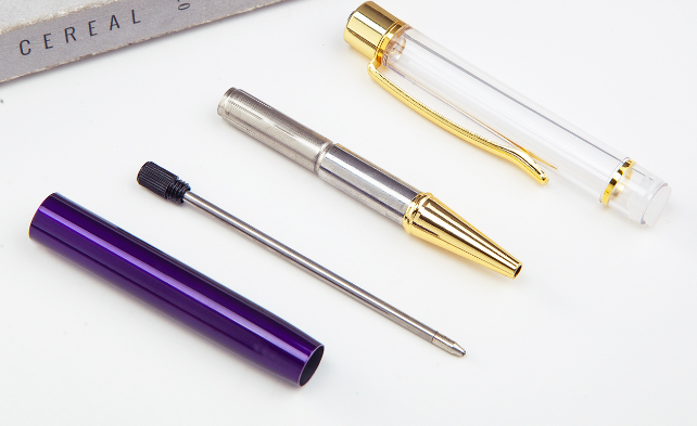 Elegant Transparent Barrel Pen image 3