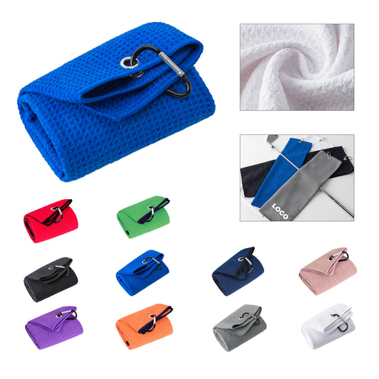 Microfiber Golf Towel with Metal Grommet image 0