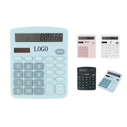 Solar Battery Dual Power Electronic Calculator image 0