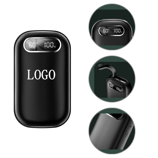 6000 mAh Digital Display Hand Warmer Power Bank image 0