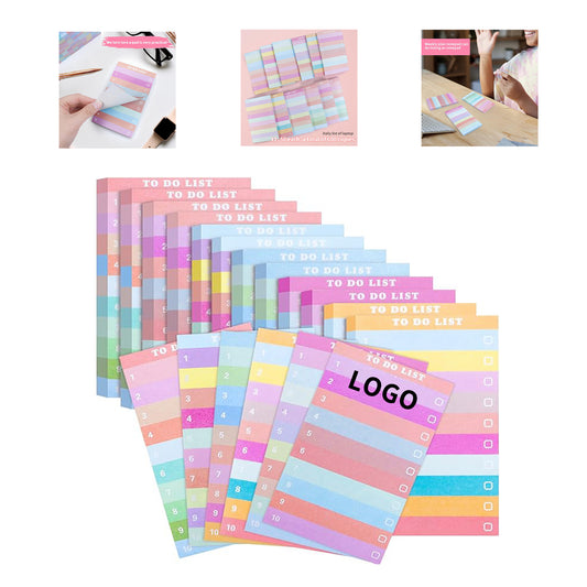 50 Sheets 3.1 x 5.1 inches Colorful Do List Notes Planner Notepad image 0