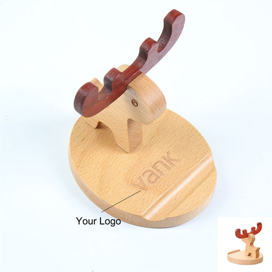 Wooden Mobile Stand Phone Holder image 0