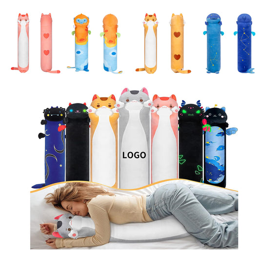 36 Inch Cute Long Cat Plush Kids Body Pillow image 0