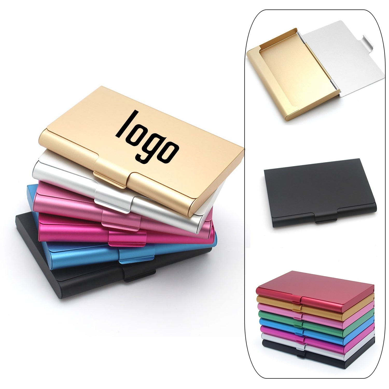 Aluminum Alloy Business Card Holder image 0