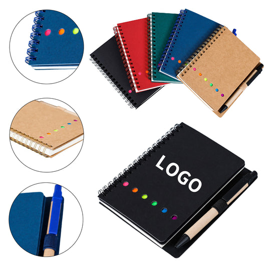Custom-Branded Spiral Notebook and Pen Combo image 0