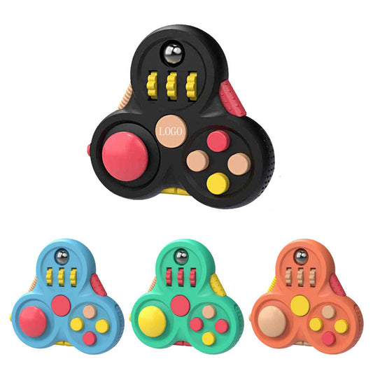 Triangle Rubik's Cube Fidget Spinner Children's Toy image 0