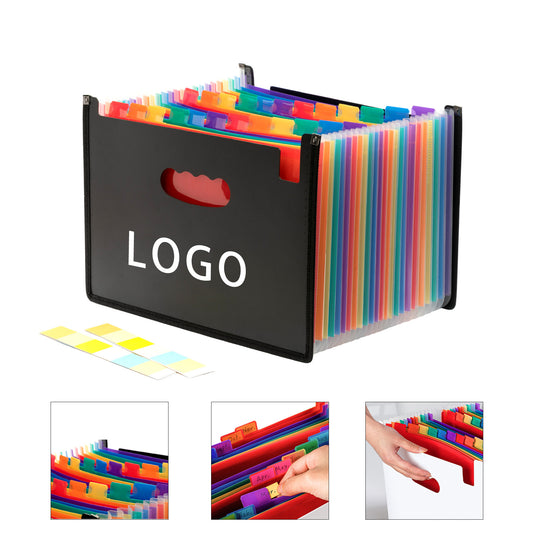 24 Pockets Expanding File Folder image 0