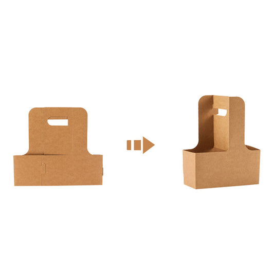 2 Cup Drink Carrier With Handles image 1