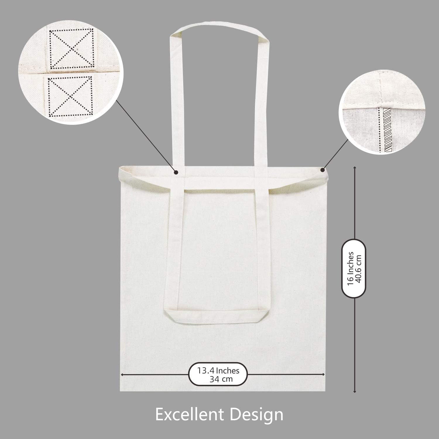 Eco-Friendly Cotton Tote: Durable & Versatile image 1
