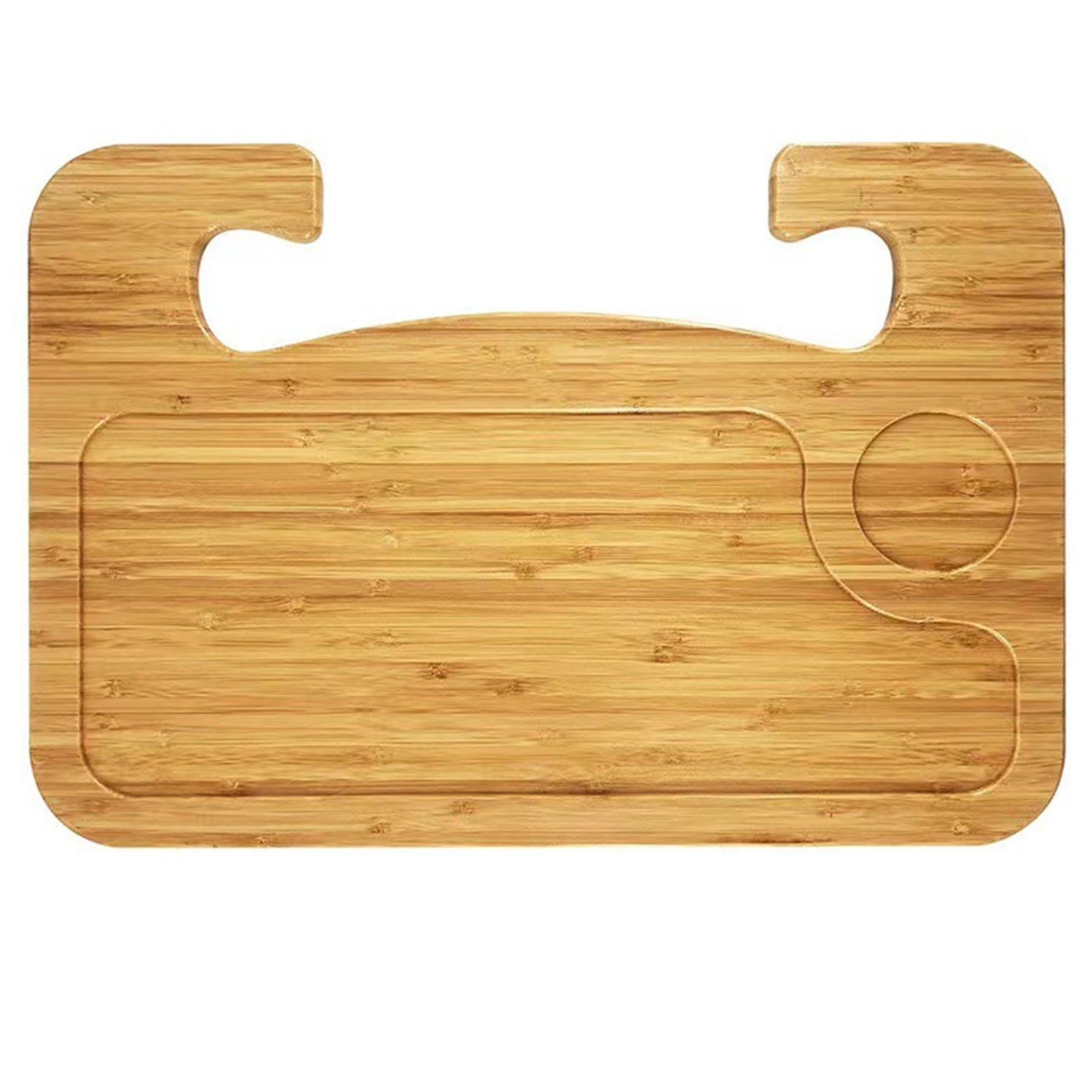 Portable Wooden Steering Wheel Tray image 1