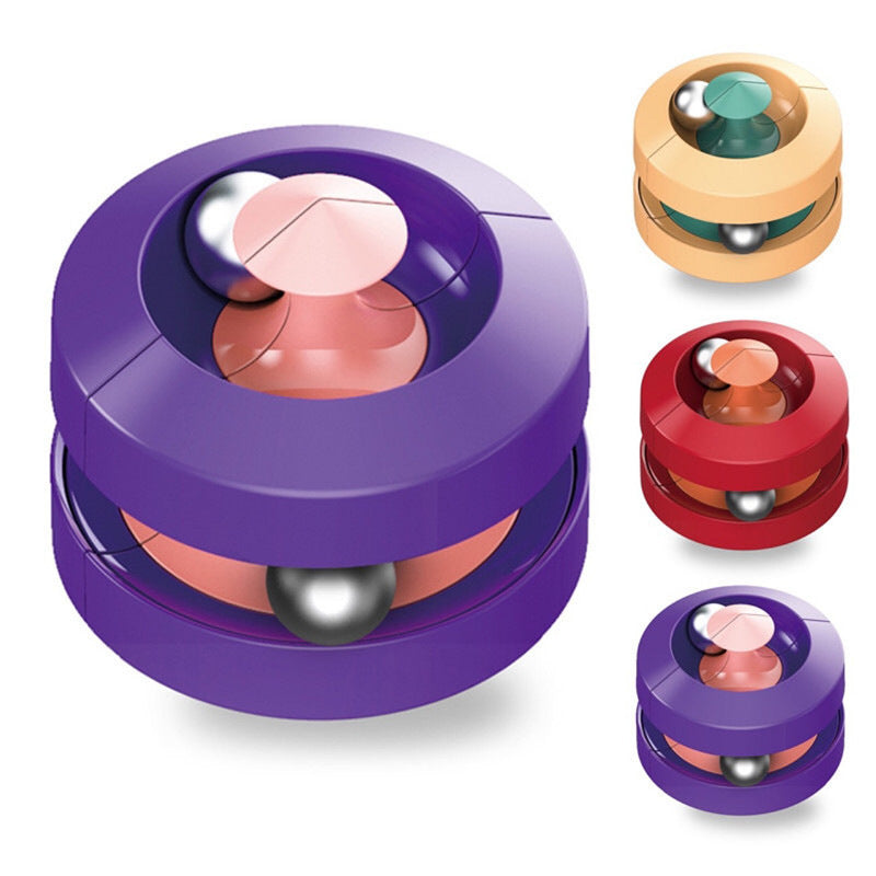 Fidget Pinball Gyro Cube Toy image 0