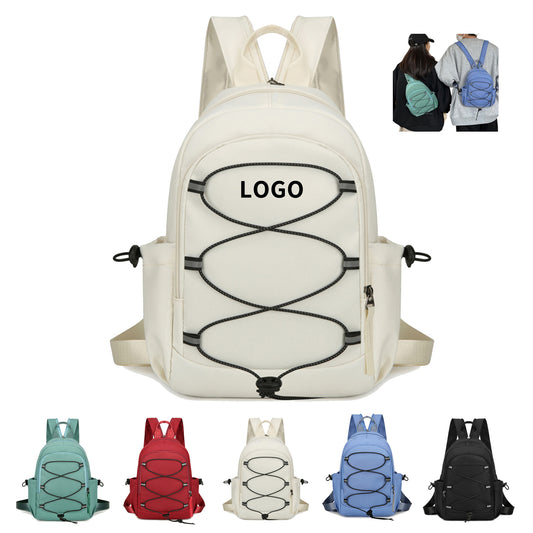 Oxford Fabric Crossbody Daypack with Multiple Compartments image 0