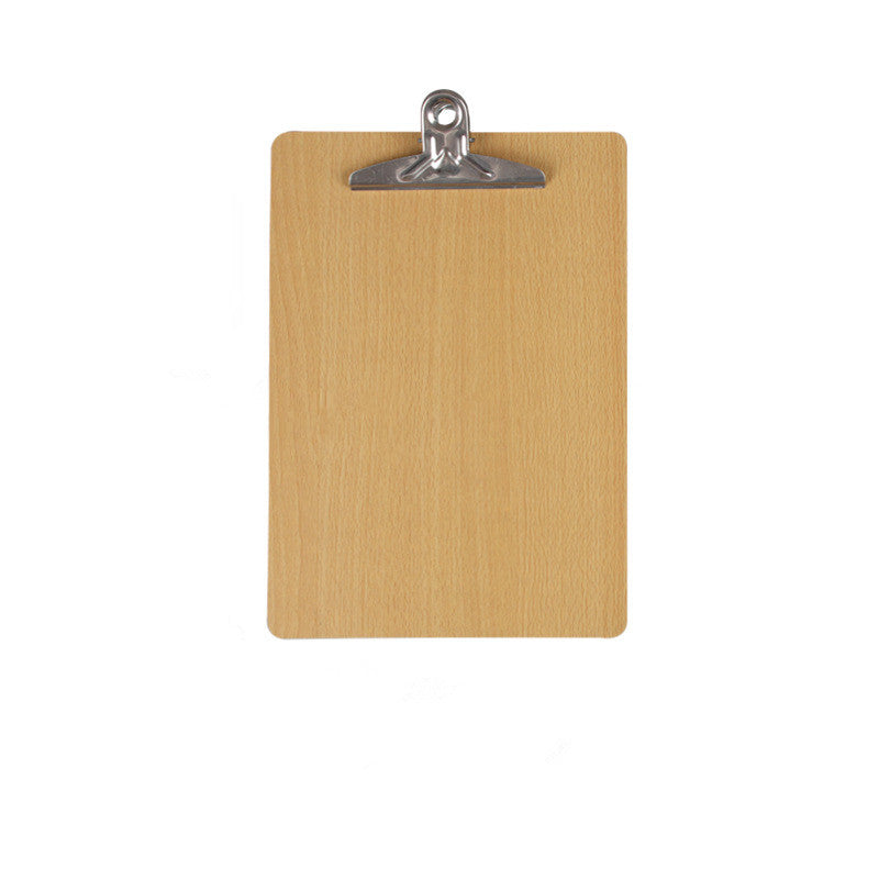 A4 Wooden Board Holder with Reinforced Grip image 1
