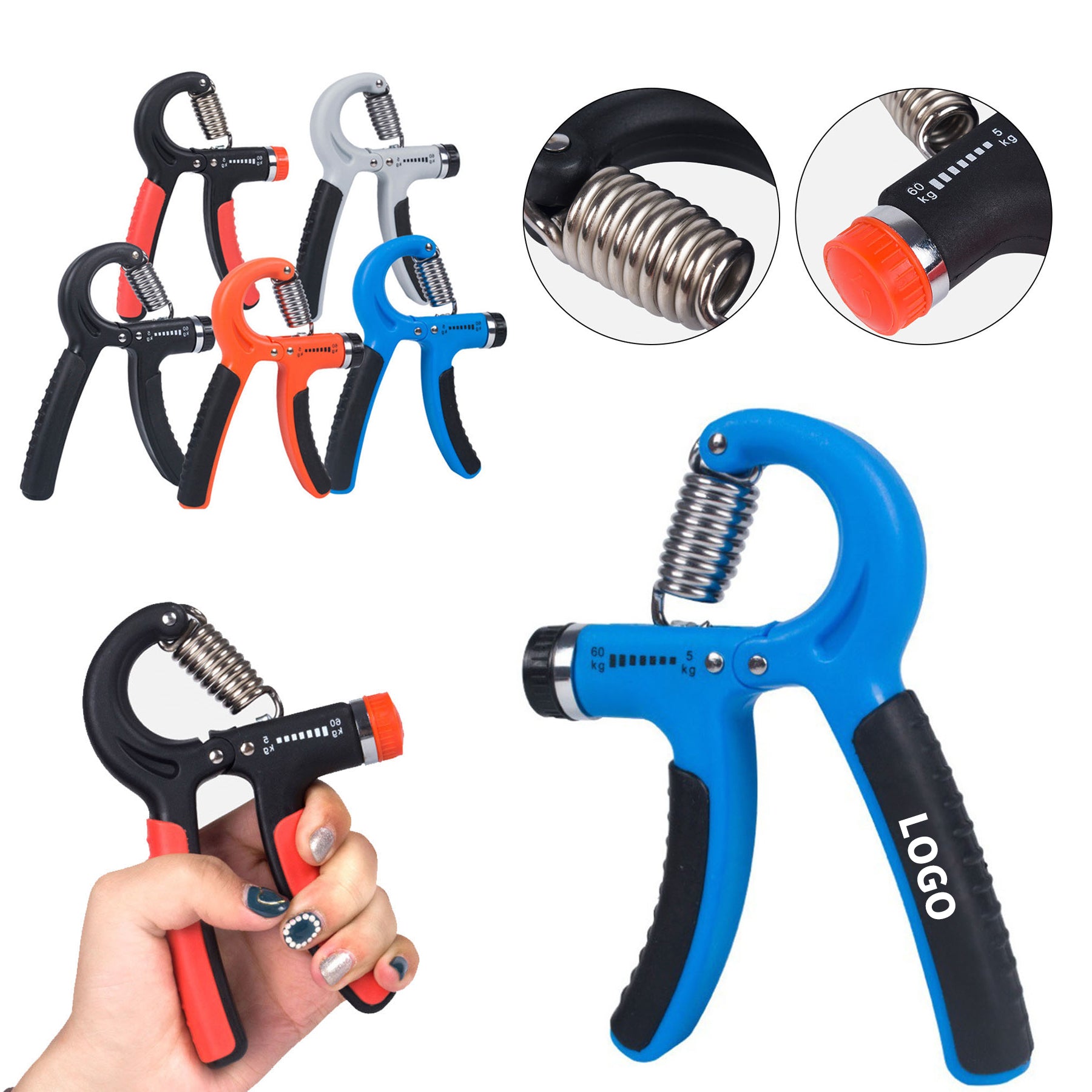 Adjustable Resistance Hand Grip Strengthener image 0