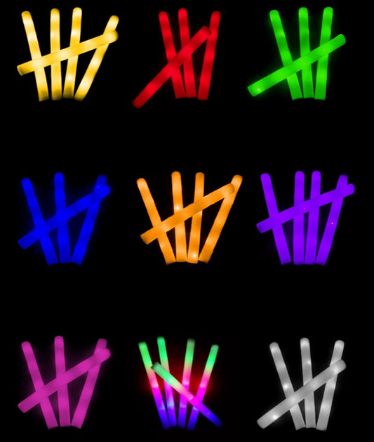 Led Foam Flashing Glow Sticks image 0