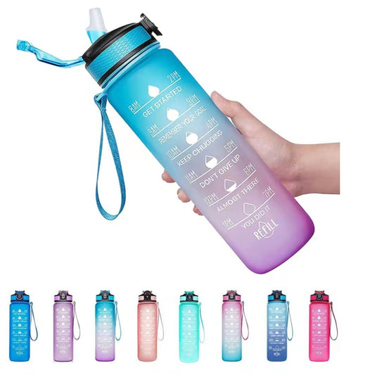 32oz Water Bottle with Time Marker image 0