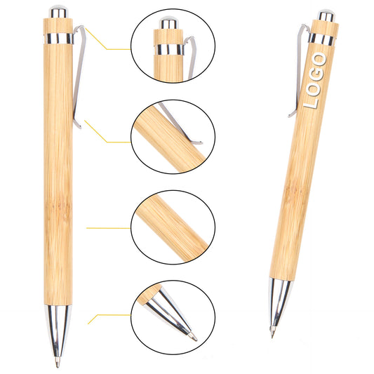 Eco-Friendly Bamboo Wood Ballpoint Pens image 1