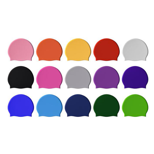 Adult / Youth Size Silicone Swim Cap image 1