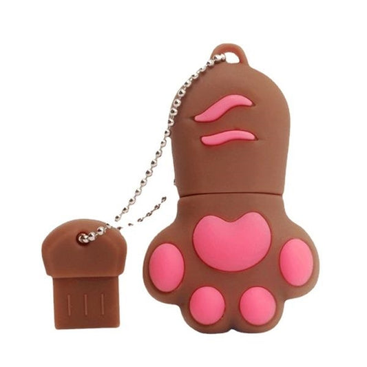 Cat Paw USB Flash Drive - Red