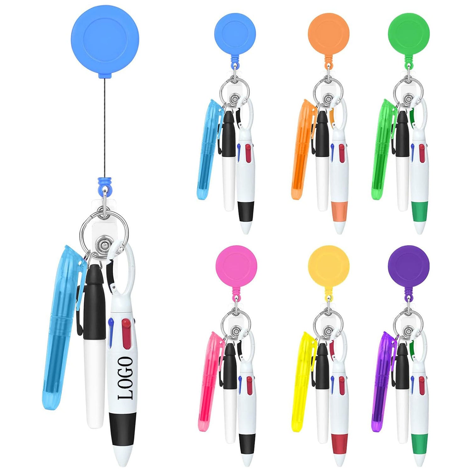 Mini Nurse Badge Highlighter Permanent Marker Ballpoint Pen image 0