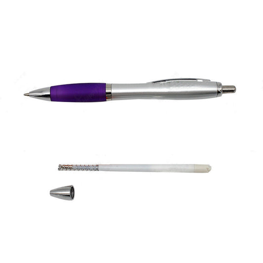 Silver Press Ballpoint Pen image 1