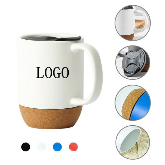 12 oz. Cork Base Ceramic mug image 0