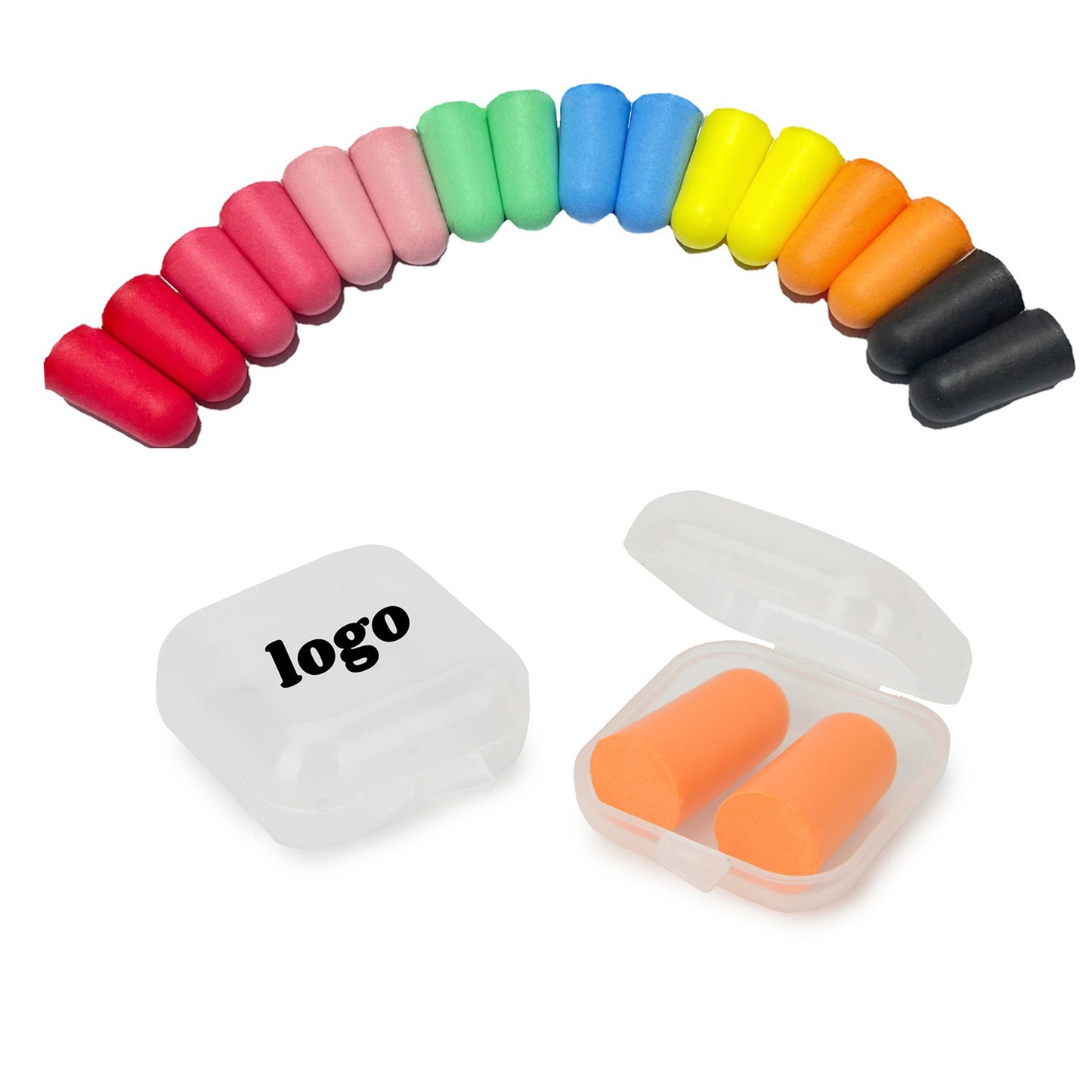 Pair Earplugs in Square Case image 0