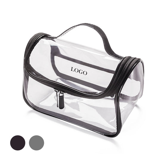 Diamond Clear PVC Portable Makeup Bag image 0