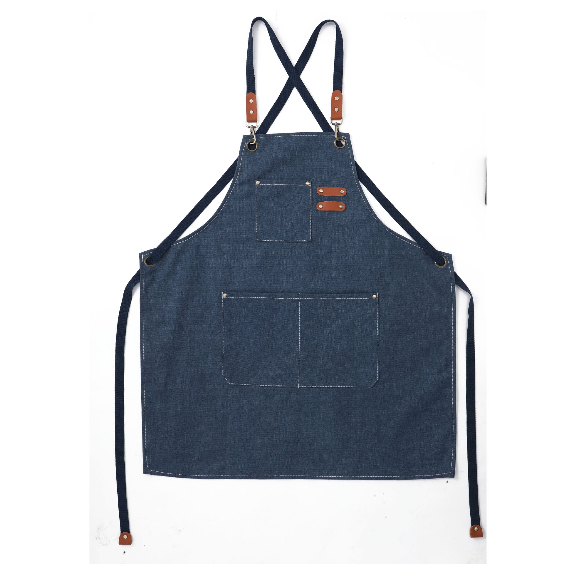 Kitch Style Washed Canvas Apron - Screen Print image 1