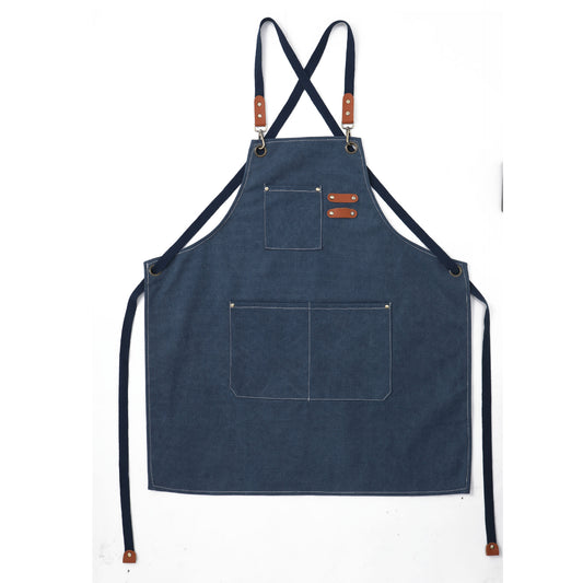 Kitch Style Washed Canvas Apron - Screen Print image 1