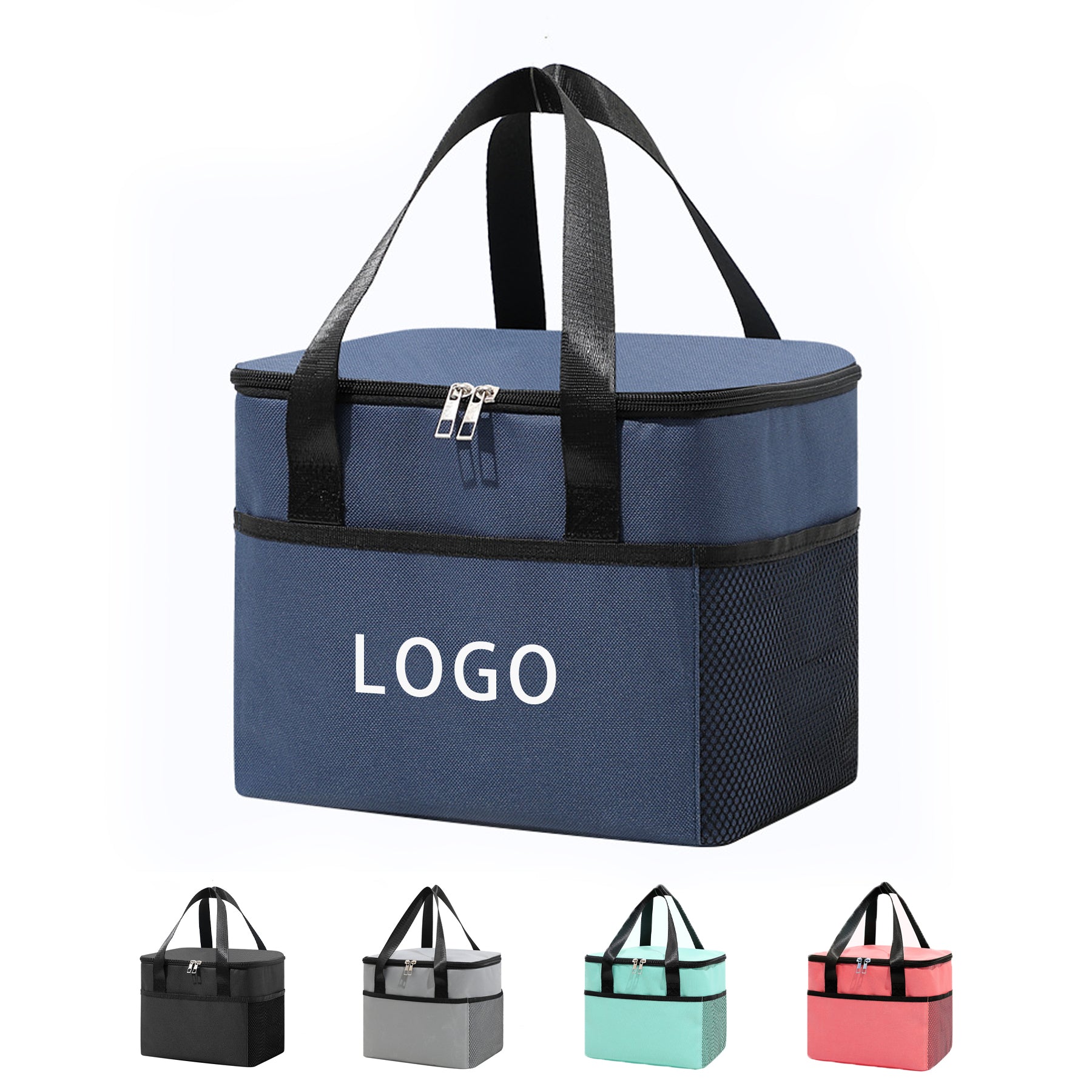 Handle Large Capacity Insulated Cooler Tote image 0
