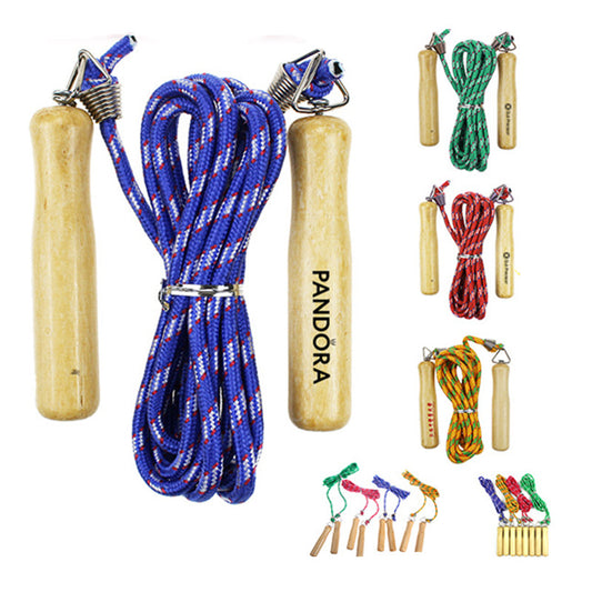 Wooden Handle Exercise Jumping Rope image 0