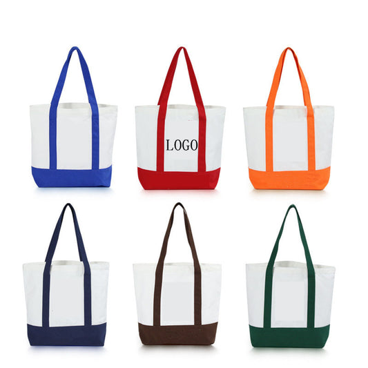 Colorful Canvas Tote Bag image 0