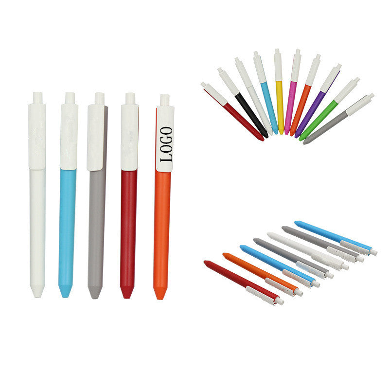Retractable plastic ballpoint pen image 0