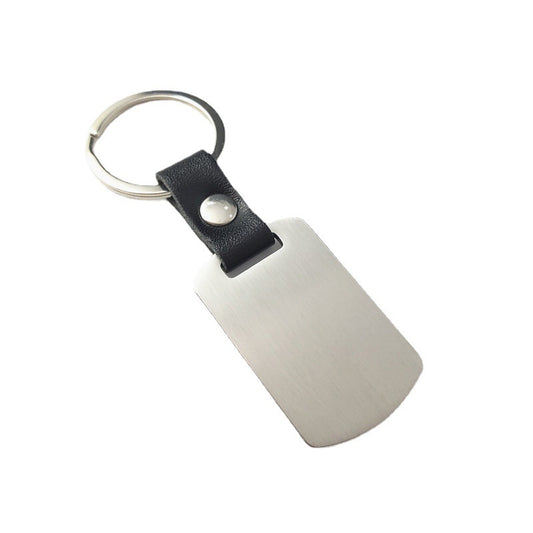 Leather Strap Bottle Opener Keychain image 1