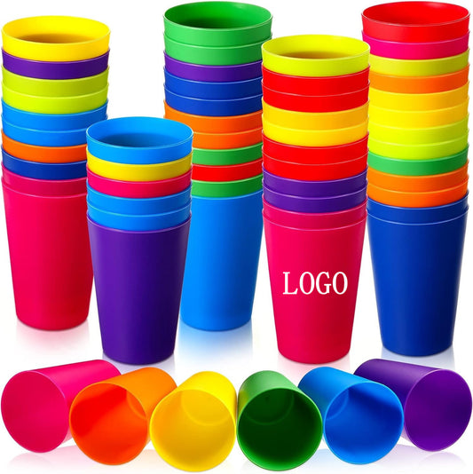 8oz Classic Custom Plastic Stadium Cup image 0