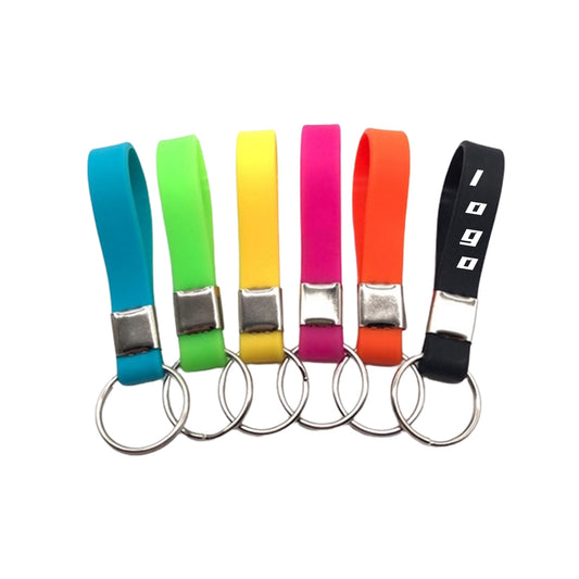 Silicone Wristband Keychain image 0