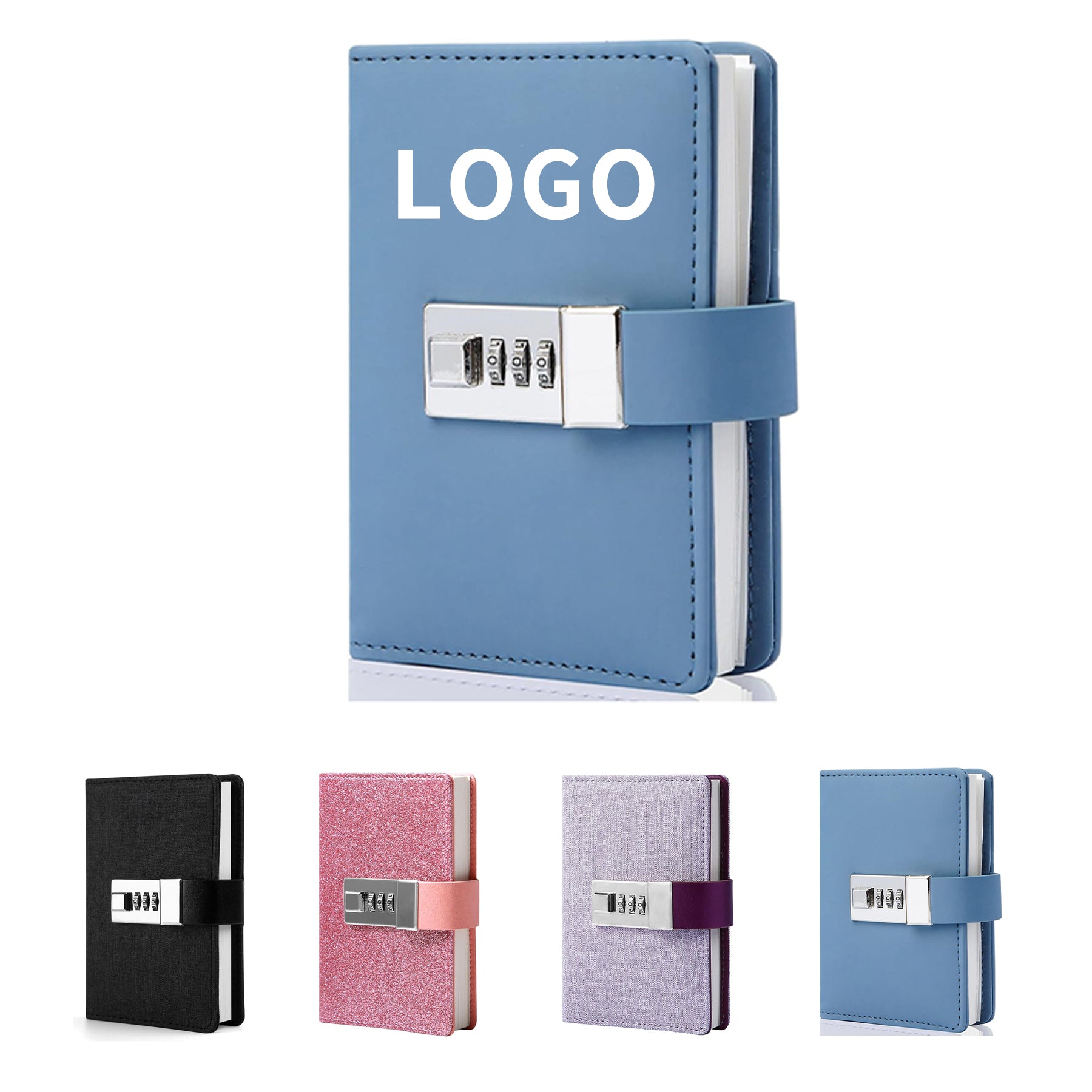 4 inch x 5.8 Inch A7 Mini Pocket Lock Journal Planner Organizer image 1
