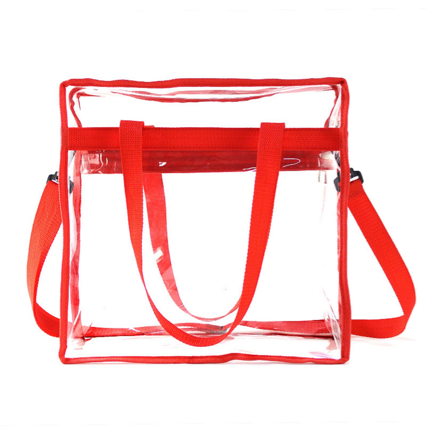 Clear Tote Bag with Zipper image 4