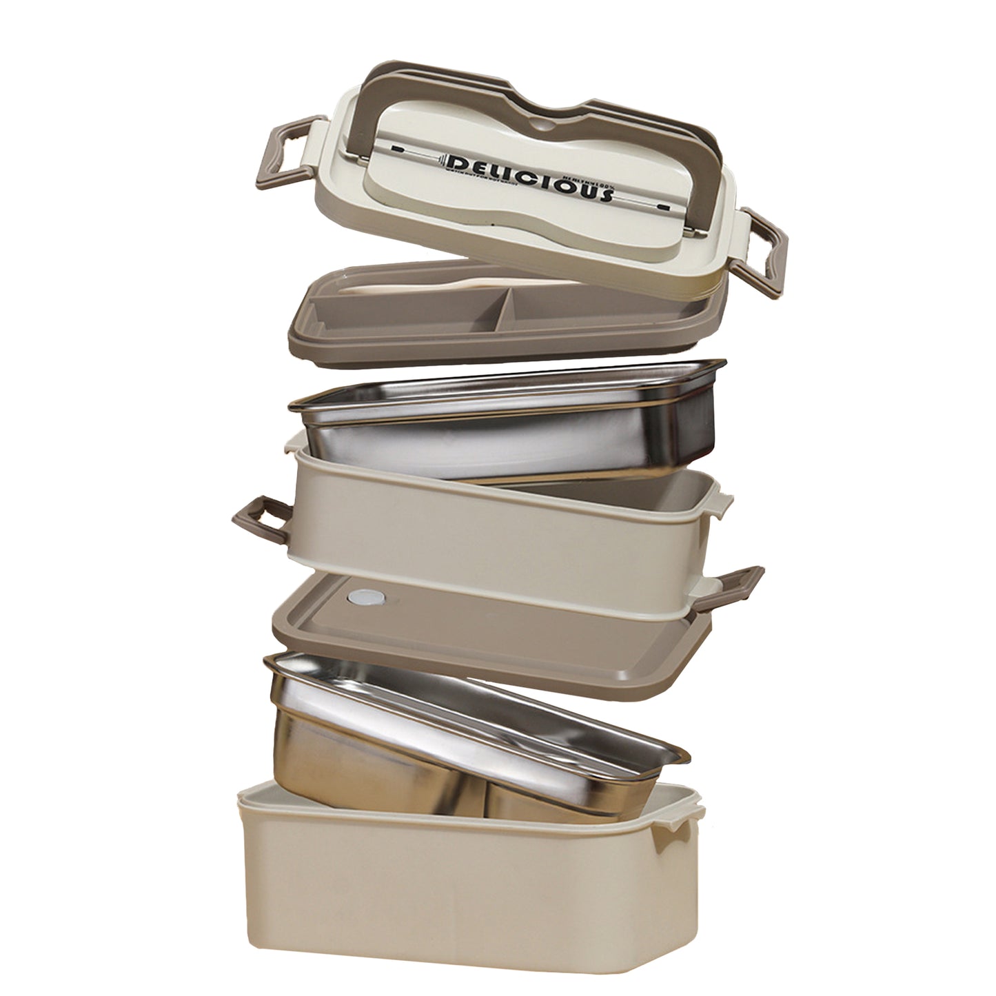 304 Stainless Steel Bento Box image 1