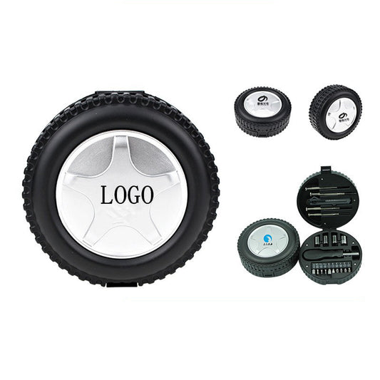 20 in 1 Tool Kit With Tire-Shaped Case / Hardware Tools Kit image 0
