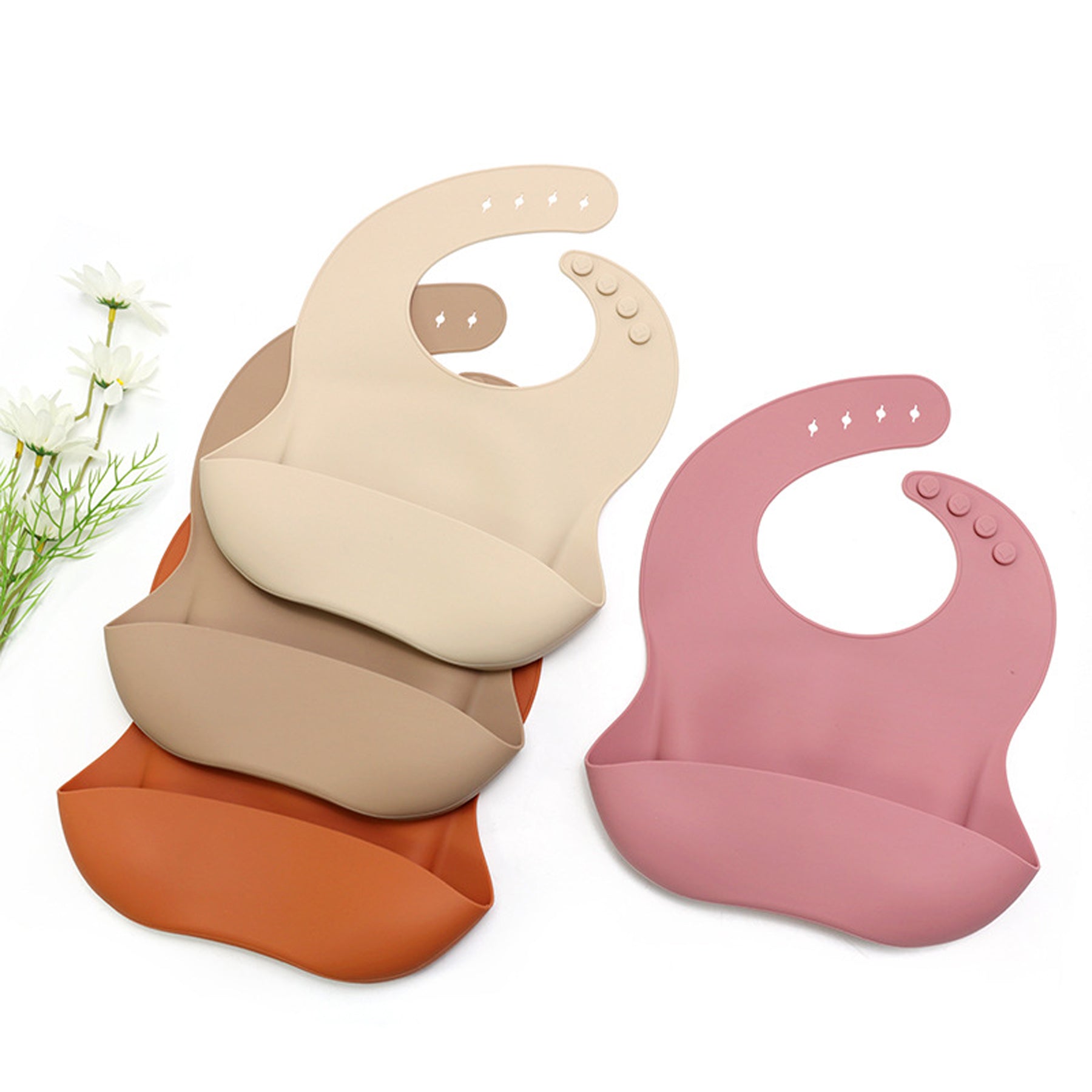 3D Silicone Baby Bibs image 1