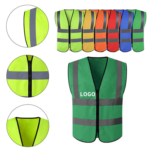 Lightweight Polyester High-Visibility Safety Vest image 0