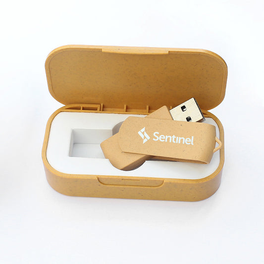 Wood USB Flash Drive w/ Case image 1